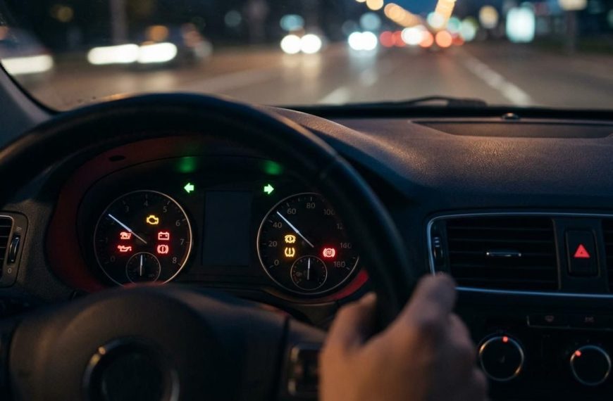 Kontrolki w samochodzie: co oznaczają i kiedy reagować?