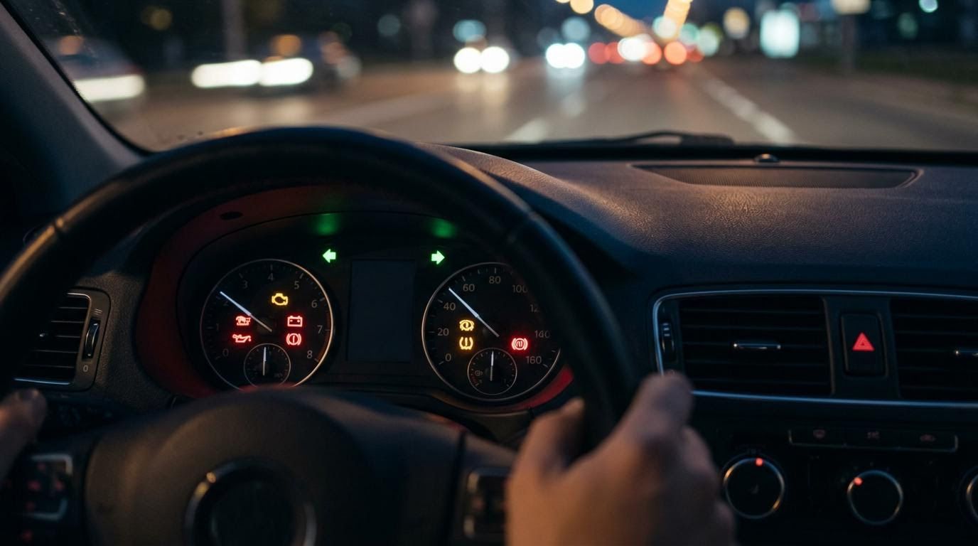 Kontrolki w samochodzie: co oznaczają i kiedy reagować?