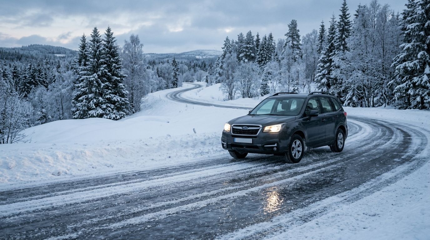 Podstawowe zasady jazdy na oblodzonej nawierzchni