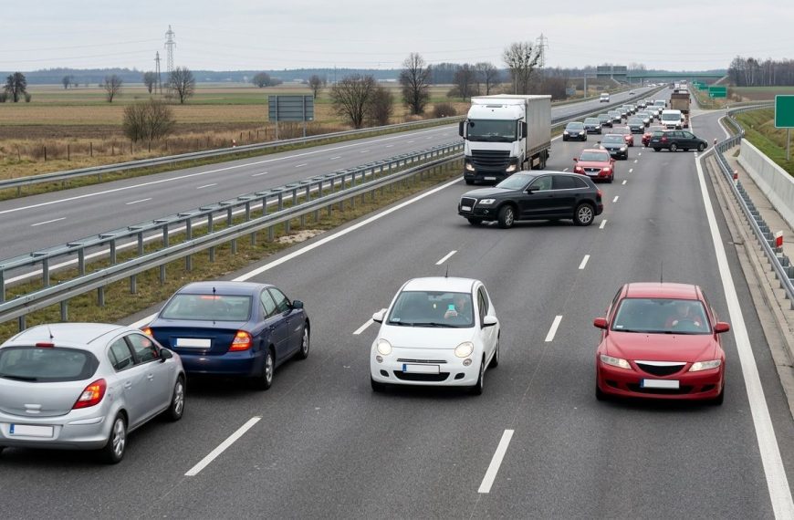5 najczęstszych błędów podczas jazdy autostradą w Polsce